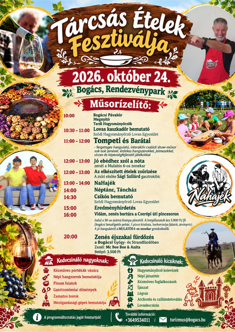 Tárcsás Ételek Fesztiválja 2026